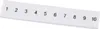 A white strip with numbers 1 through 10 printed on it. Produktbild-Vorschau