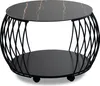 M2 Kollektion Macau 1 - Moderner Couchtisch (Ø 60 cm, H Produktbild-Vorschau 2
