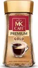 A jar of MK Cafe Premium Gold instant coffee. Podgląd zdjęcia produktu