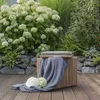 Teakholz Hockerbox Oxford inkl. Kissenauflage - bene living Produktbild-Vorschau 15