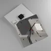 Wanduhr - Quadrat - Glasuhr - Labyrinth Grau Verloren - Produktbild-Vorschau 2