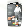 The back of a product box for a Braun thermometer, showing various features and information. Produktbild-Vorschau