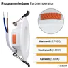 6x LED Einbaustrahler ø79x23mm programmierbar Produktbild-Vorschau 3