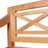vidaXL Lavica Batavia 98 cm Mahagónové masívne drevo Svetlo Náhľad obrázku produktu 4