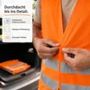 4 chalecos reflectantes para automóvil, según la norma ISO Vista previa de la imagen del producto 5