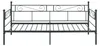Letto in metallo "Kerava" con rete a doghe 90x200 cm, nero Anteprima dell’immagine prodotto 4