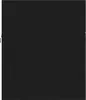 vidaXL Mobiletto nero 80x38,5x46 cm Materiale a base di Anteprima dell’immagine prodotto 6