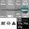 Target Darts Hydro Steel Tip Dart Set 23G Barrel 01 - 90% Produktbild-Vorschau 2