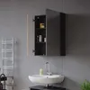 Armoire de toilette Vicco Irma Anthracite/chêne doré Voir les images du produit 5