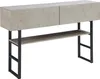 A console table with two drawers and a shelf, presented against a white background. Anteprima dell’immagine prodotto