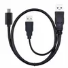 O55 USB-C auf USB 3.0 & USB 2.0 Y-Kabel – Dual Power Produktbild-Vorschau 4