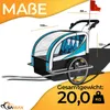 SAMAX 360° otočný príves na bicykel 2v1 Jogger - modrý - Náhľad obrázku produktu 4