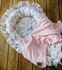 PIMKO Blumen Babynest mit rüschen Babynestchen für Baby Produktbild-Vorschau 7