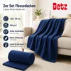 Betz Fleecedecke 2 Stück 130x170 cm 180g/m² – Wohndecke & Produktbild-Vorschau 2