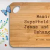 Mr. & Mrs. Panda Frühstücksbrett Spruch Mami Superheldin - Produktbild-Vorschau 3