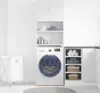 vidaXL Skříňka na pračku bílá 64x24x190 cm Materiál na bázi Náhled obrázku produktu 3