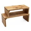 Banc à fleurs en bois recyclé, lot de 2, naturel - 35 / 30 Voir les images du produit 6