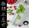 Trinkflasche aus Glas 550ml (Pink) Auslaufsichere Produktbild-Vorschau 4