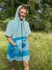 Poncho Wave Hawaii Zip Poncho Baumwolle Flyh M WH4042 Produktbild-Vorschau 3