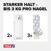 tesa Klebenagel Fliesen&Metall, 2er Set, 3 kg Haltekraft, 2 Produktbild-Vorschau 3
