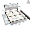 INONEFT Stauraumbett 160x200cm mit 4 Schubladen, Doppelbett Produktbild-Vorschau 6