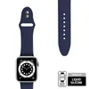 Crong Liquid - Armband für Apple Watch 44/45/46/49 mm (navy Produktbild-Vorschau 15