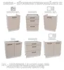 Küchenunterschrank 3 Schubladen 80 cm - Weiß glänzend - Produktbild-Vorschau 8
