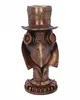 Bronzefarbene Steampunk Pestdoktor Figur als Büste 23 cm Produktbild-Vorschau 5