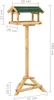 vidaXL Nichoir pour oiseaux avec support 37x28x100 cm Sapin Voir les images du produit 6