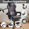 ROSEJANE Ergonomischer Gaming Stuhl mit Fußstütze und Produktbild-Vorschau 6