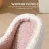 Hausschuhe Damen Winter Plüsch Warme Pantoffeln für Indoor Produktbild-Vorschau 5