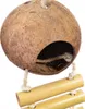 Vogelspielzeug Kokosnusshaus mit Leiter für Sittiche & Produktbild-Vorschau 5