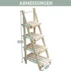 Blumenleiter Holz TIMMI - 4 Stufen für Blumentöpfe | Produktbild-Vorschau 2