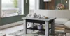 All4All Couchtisch Astra BETONOPTIK + SCHWARZ , Kaffeetisch Produktbild-Vorschau 3