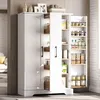 Mobiletto alto per cucina Merax, con ripiano per spezie, Anteprima dell’immagine prodotto 6