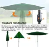 Izrielar Sonnenschirm Ø350cm, Gartenschirm, ohne knickbar, Produktbild-Vorschau 5