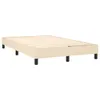vidaXL Boxspringbett mit Matratze Creme 120x200 cm Stoff -  Produktbild-Vorschau 5