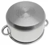 GARNEK Stalowy GRUBE 9x DNO z POKRYWKĄ 10L 28cm INDUKCJA Podgląd zdjęcia produktu 3