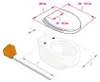 WC-Sitz ADOB Trento Roter Ballon mit Absenkautomatik Produktbild-Vorschau 3