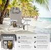 tectake® Aluminium Strandstuhl Coral klappbar, mit Produktbild-Vorschau 2