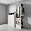 byLIVING Garderoben-Set LYON / Melamin Weiß kombiniert mit Produktbild-Vorschau 9