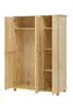 Möbilia Kleiderschrank | 3 Türen | Kleiderstange und Produktbild-Vorschau 2