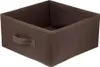 Úložný textilný box LAVITA tmavohnedý 31x31x15 Náhľad obrázku produktu 1