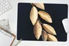 MuchoWow® Mauspad Mousepad Blätter - Schwarz - Gold - Luxus Produktbild-Vorschau 5