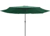 vidaXL Ombrellone con asta in metallo 390 cm Verde Anteprima dell’immagine prodotto 8