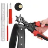 Pinza per forare con righello – Pinza per forare revolver Anteprima dell’immagine prodotto 1