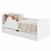 Letto bianco per bambini 160x80 cm con motivo a nuvole | Anteprima dell’immagine prodotto 1
