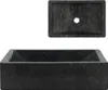vidaXL Umyvadlo 45x30x12 cm Mramor vysoký lesk černý Náhled obrázku produktu 4