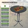 2x Stehtisch klappbar Ø 70 cm Höhe 110 cm Stahl Gastrotisch Produktbild-Vorschau 6