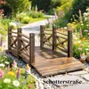 Outsunny Holzbrücke mit Geländer Gartenbrücke aus Produktbild-Vorschau 9